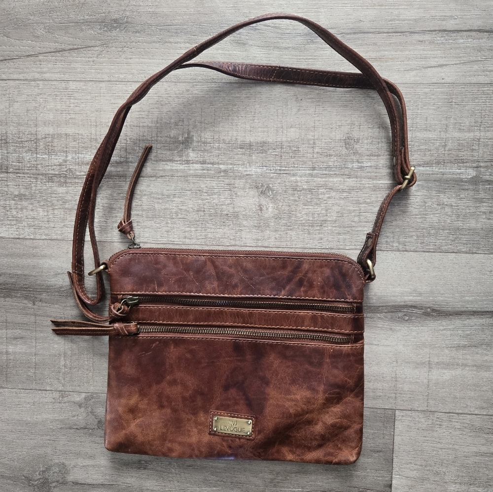 Levogue Faux Leather Crossbody Purse